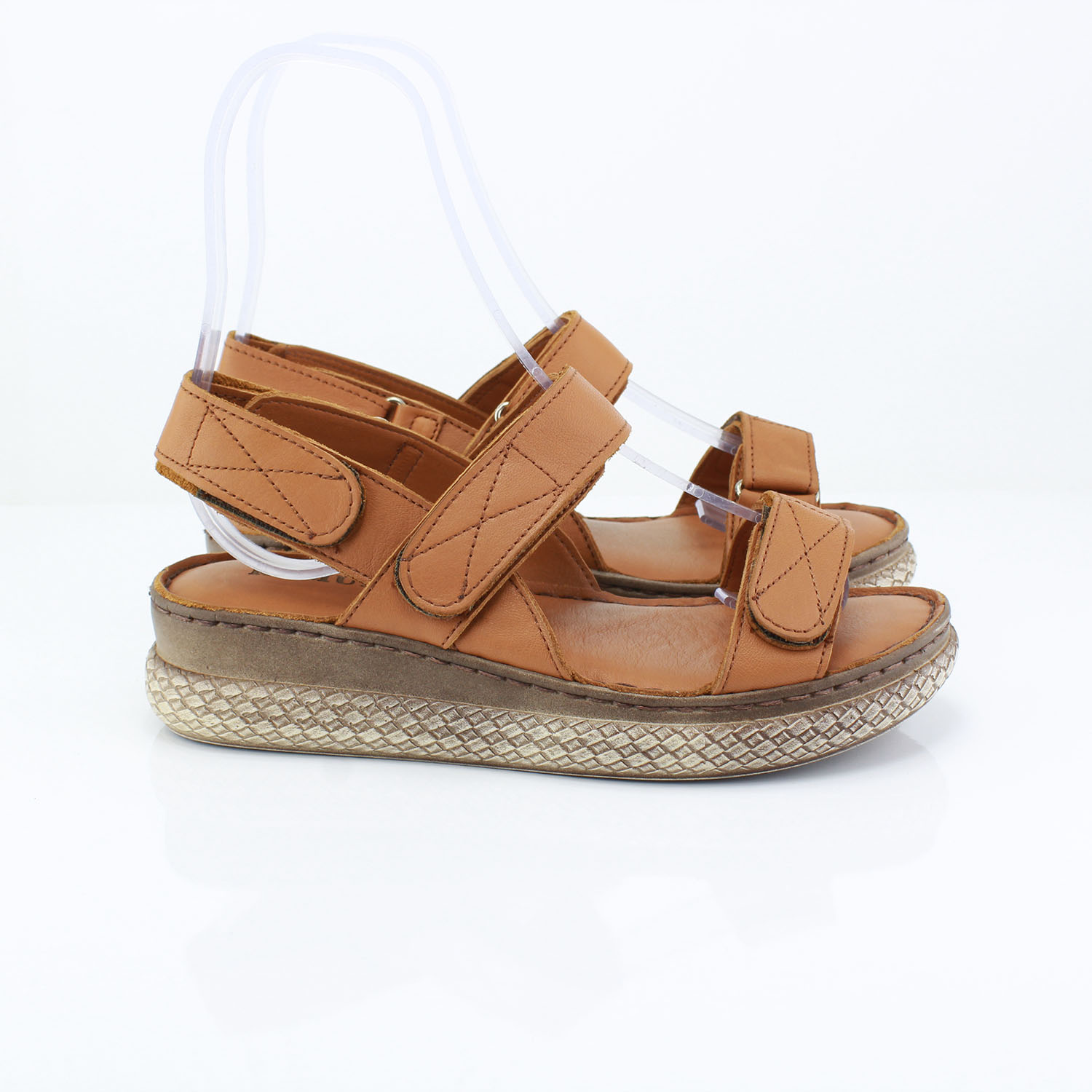 Kadın Sandal 2-61 1076 TABA - Image 2