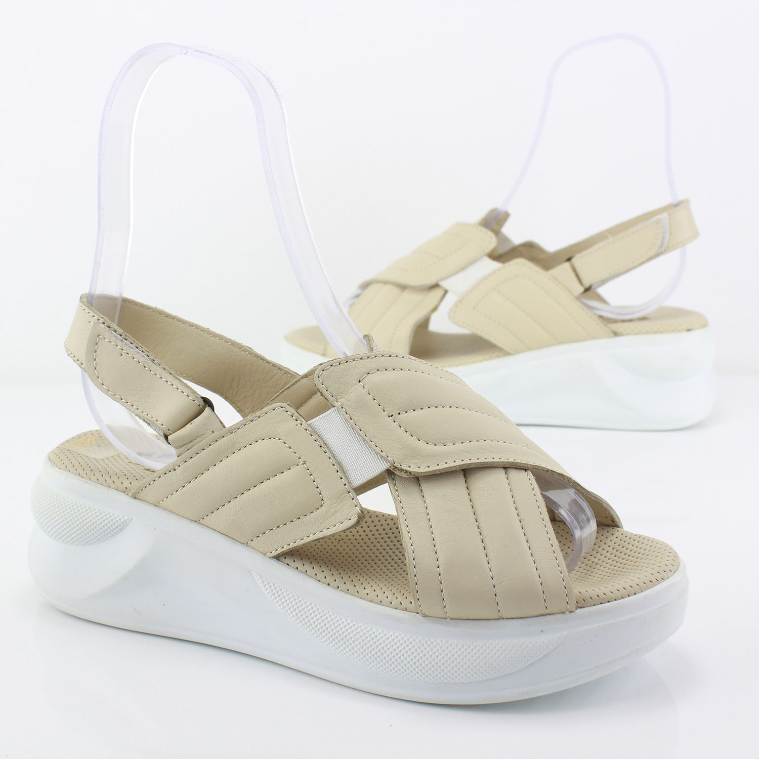 Kadın Sandal 2-9 3308 BEJ - Image 4