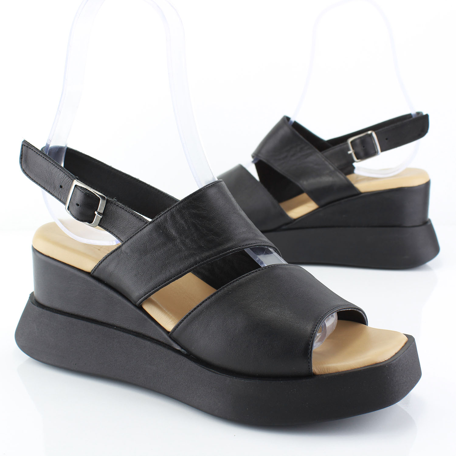 Kadın Sandal 8-15 5025-SANDAL SIYAH - Image 4