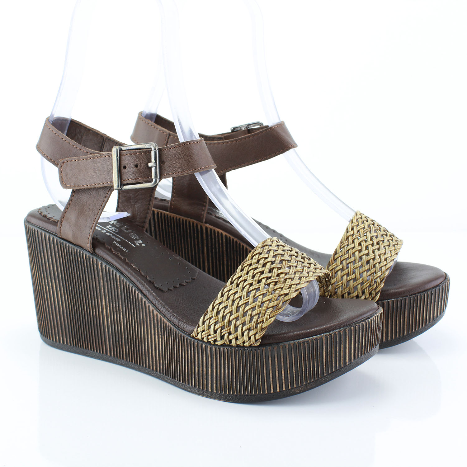 Kadın Sandal 8-18 7083 KAHVE