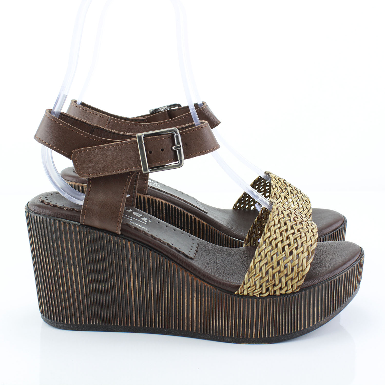 Kadın Sandal 8-18 7083 KAHVE - Image 2