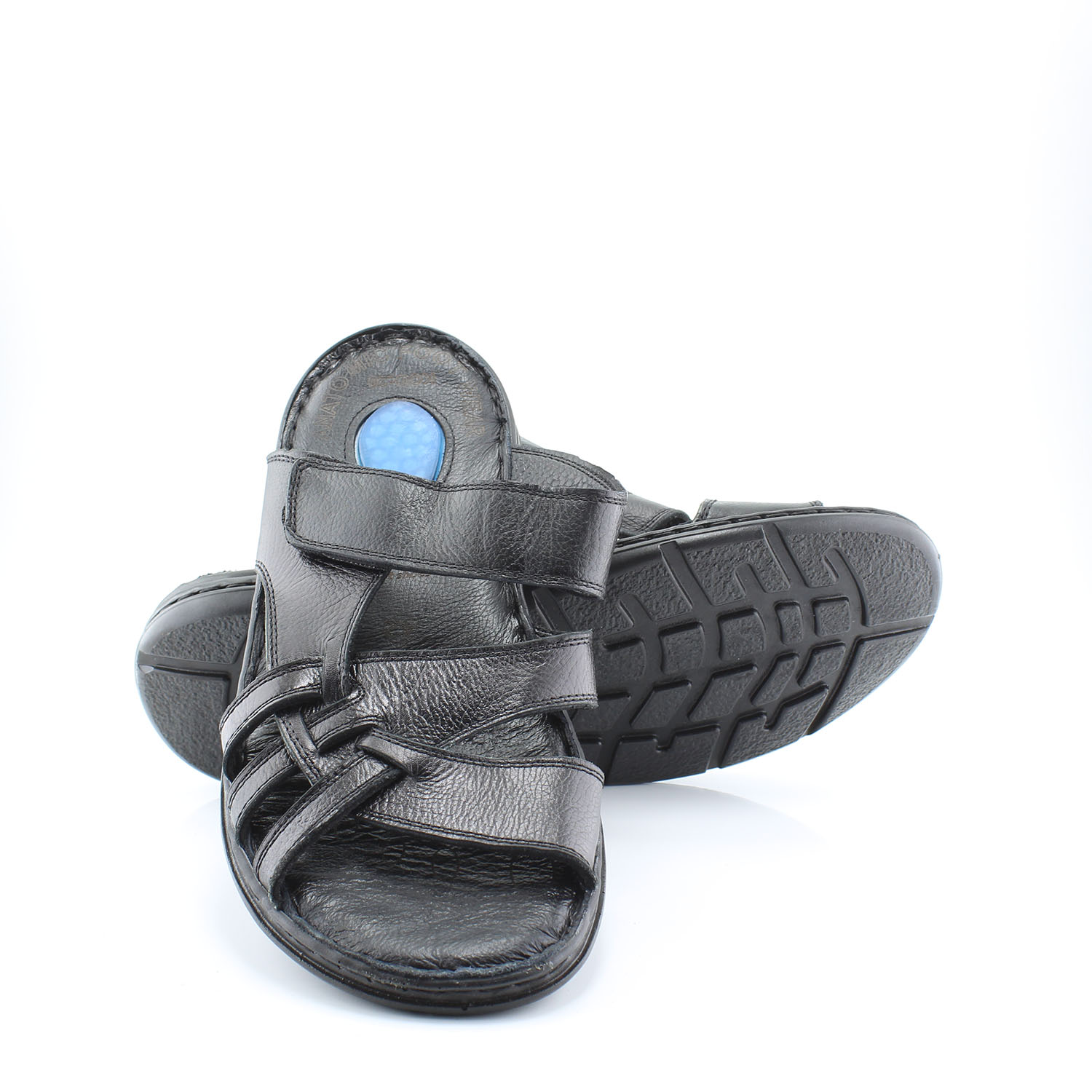 Erkek Sandal 2-44 13-SABO SIYAH - Image 3