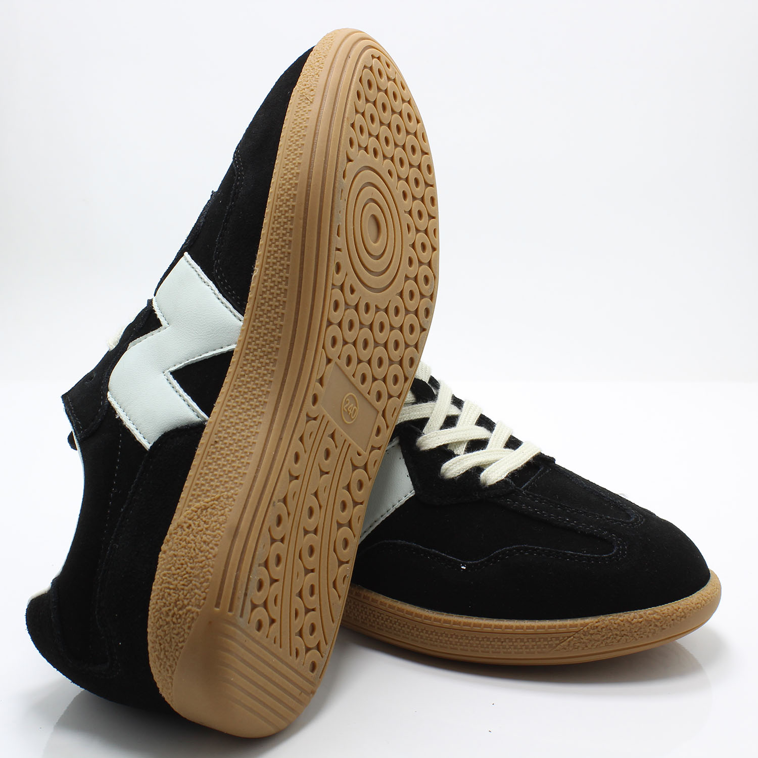 Kadın Spor VF 1725-NUBUK SIYAH - Image 4